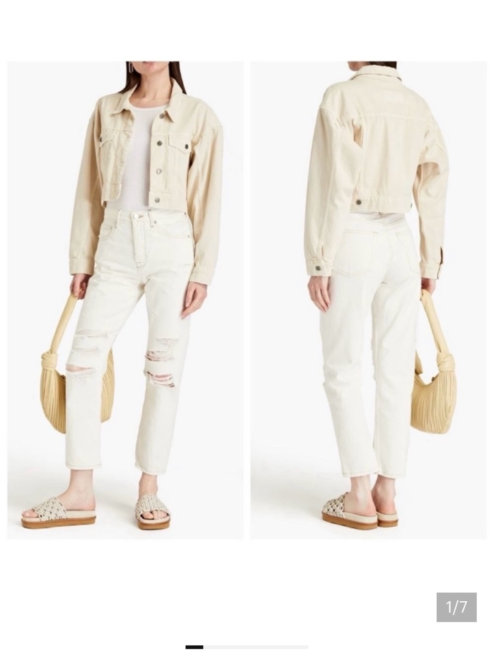 Frame Le Original Off white high rise